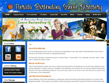 Tablet Screenshot of floridabartendingschools.com